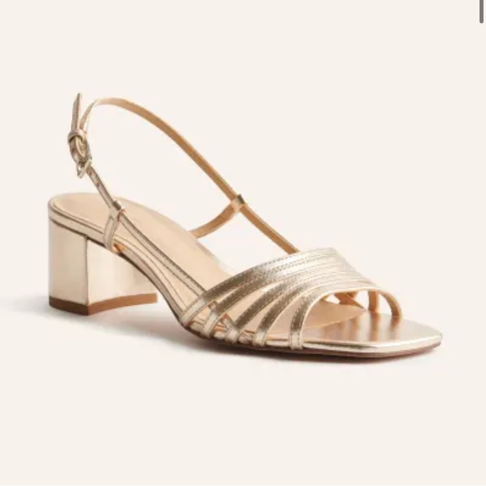 Eleonora Sling Back Block Heel Sandal